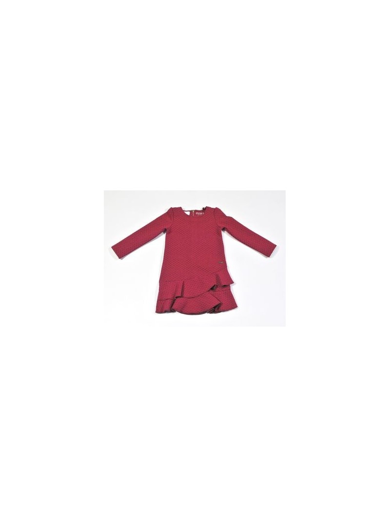 Abito manica lunga Guess variante colore unico per bambina da 3 a 7 anni