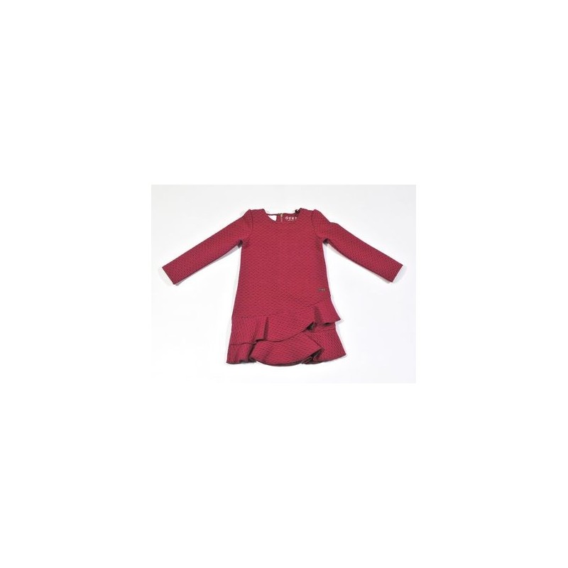 Abito manica lunga Guess variante colore unico per bambina da 3 a 7 anni