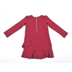 Abito manica lunga Guess variante colore unico per bambina da 3 a 7 anni