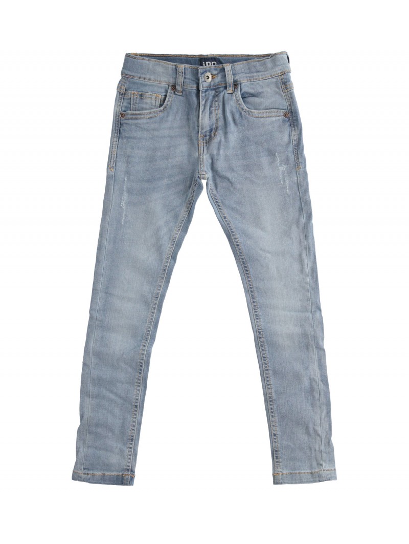 Jeans iDo in denim vestibilità skinny variante colore unico per ragazzo da  8 a 16 anni