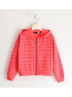 Felpa con zip Sarabanda in...