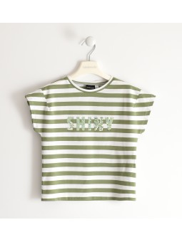 T-shirt Sarabanda in tinto...