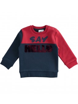 Felpa girocollo iDo in...