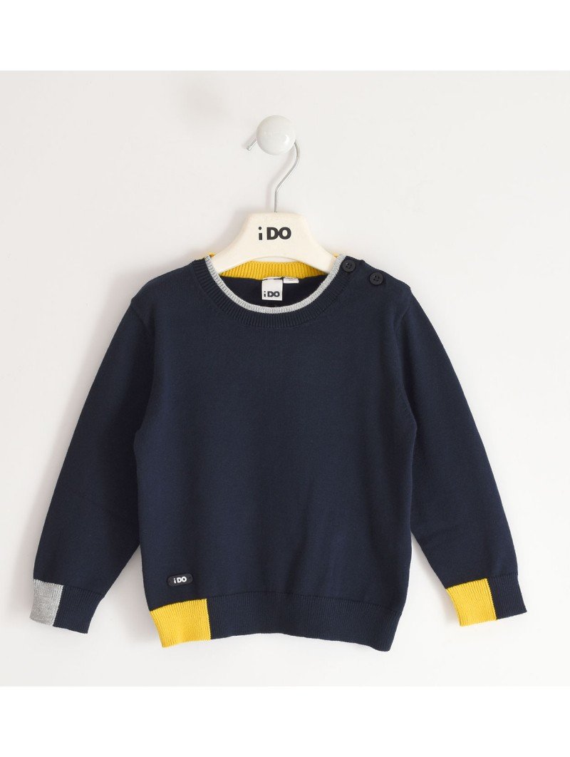 Maglioncino girocollo iDo in tricot variante colore unico per bambino da 12  mesi a 8 anni