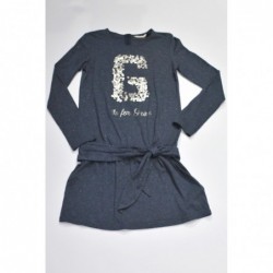 Abito manica lunga Guess in caldo cotone lurex variante colore unico per ragazza da 8 a 16 anni