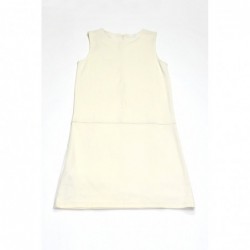 Elegante abito Marciano Guess smanicato in misto viscosa stretch variante colore unico per ragazza da 8 a 16 anni