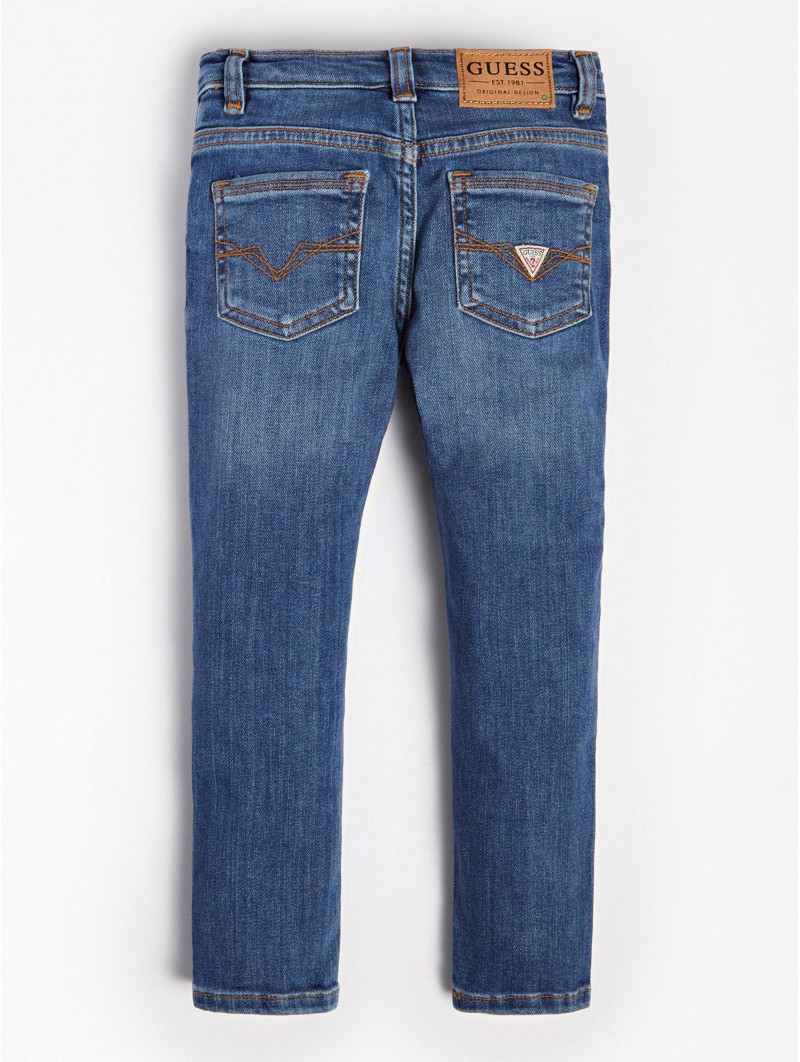 Jeans Guess skinny fit in due varianti colore per bambino da 12