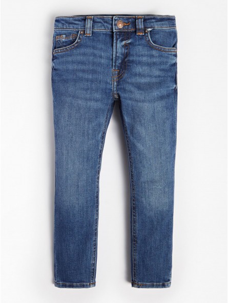 Jeans Guess skinny fit in due varianti colore per bambino da 12